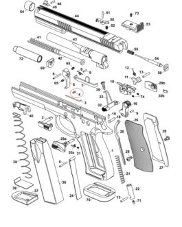 CZ 75 Slide Stop Spring Pin