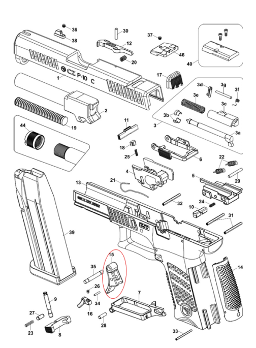 spare parts number